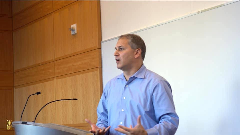 Olive oil workshop at Fordham University school of law in New York