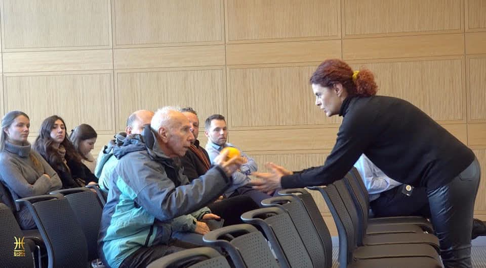 Olive oil workshop at Fordham University school of law in New York