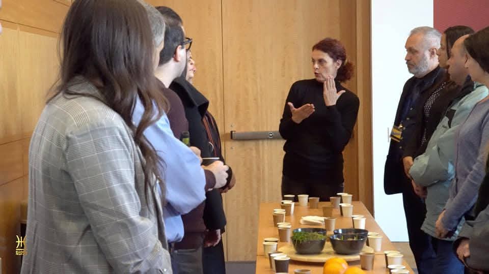 Olive oil workshop at Fordham University school of law in New York
