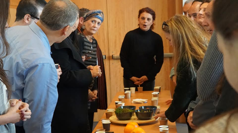 Olive oil workshop at Fordham University school of law in New York