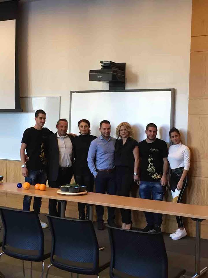Olive oil workshop at Fordham University school of law in New York